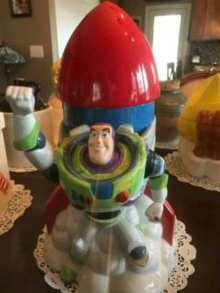 Treasure Craft Disney Buzz Lightyear Cookie Jar Euc