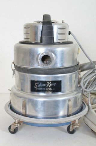 Vintage Silver King 73B - 2 Professional Sanitation System Canister Vacuum Cleaner 2