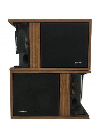 Vintage Bose 301 (series I) Bookshelf Direct Reflecting Speakers 8146