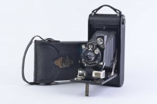Vintage Kodak No.  1a Autographic Special Folding Camera W/ Case,  Stylus