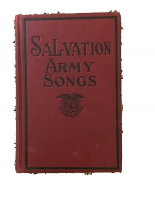 Salvation Army Songs Hardcover Vintage Music Book 1920’s