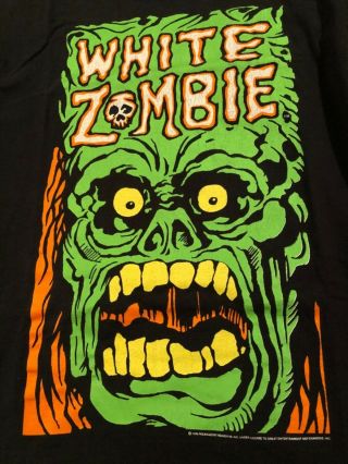 Vintage White Zombie/ Rob Zombie 1995 2 - Sided Concert T Shirt Size Xl