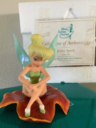 Wdcc Disney Classics Tinker Bell Peter Blithe Spirit Limited 2000 - Box &