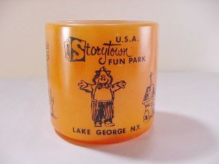 Lake George Ny Storytown Fun Park Usa Mug Federal Glass Collectible