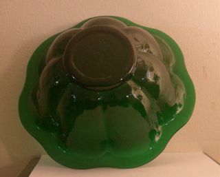 Antique large Peking glass emerald bowl 3