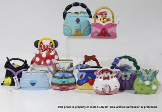 10 Disney Purse Ornament Disney Princesses Snow White,  Aurora,  Jasmine.