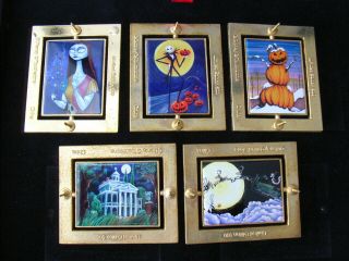 Haunted Mansion Holiday 2002 Spinner Set Nightmare Before Xmas Pins LE500 Jack 3