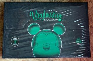 Disney Vinylmation Holiday Series 1 Case 24 Factory Box Tray With Chaser