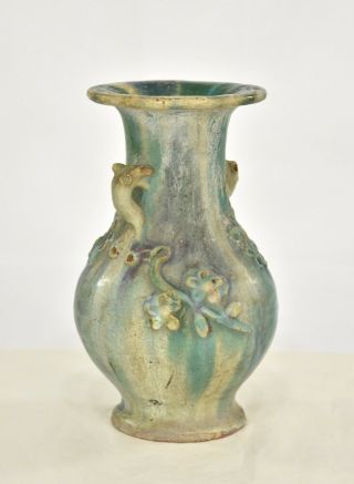 Antique Chinese Multicolored Ceramic / Pottery Vase 3