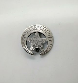 Vintage Cochise County Sheriffs Badge Tombstone