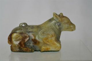 Fine Antique Chinese Intricately Carved Stone/jade Mythical Creature