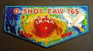 Oa O - Shot - Caw Lodge 265 South Florida Fl 2017 Sawyer Hurricane Irma Mylar Flap