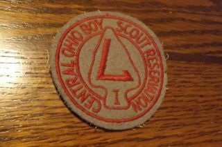 Boy Scout Patch Felt Central Ohio Council Camp Lazarus 1