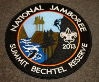 Bsa Jacket Patch…2013 National Scout Jamboree…8 " Round Design