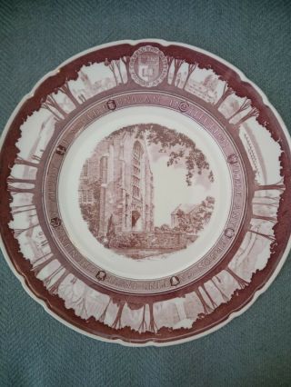 Vintage Wedgwood Cornell University Souvenir Plate Willard Straight Hall