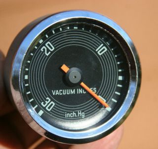 68 1968 Vdo Vintage Vacuum 2 3/8 " Gauge - 5/1/12 9.  68