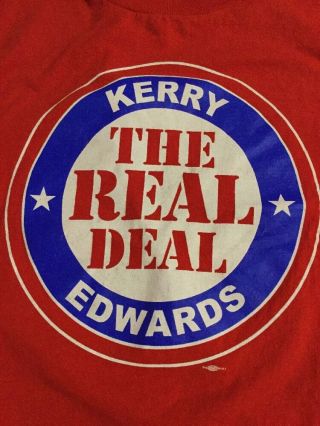 John Kerry Edwards The Real Deal 2004 Presidential Campaign Democrat Vintage