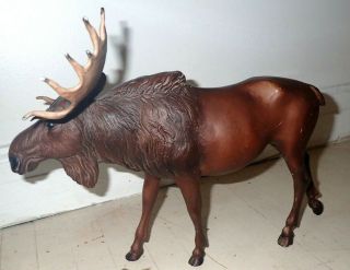 Breyer Bull Moose Antlers 79 Traditional Full Size 70 ' s era 1 broken antler 3