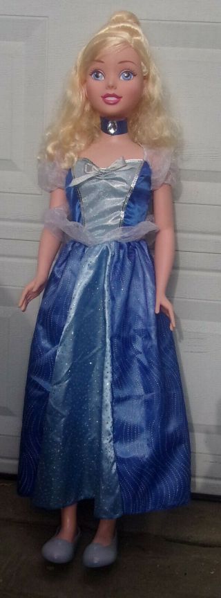 Disney Princess My Size Cinderella Doll 38 Inches Tall With Clothes Looks