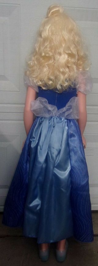 DISNEY PRINCESS MY SIZE CINDERELLA DOLL 38 INCHES TALL WITH CLOTHES LOOKS 3