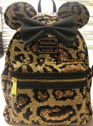 Disney Animal Kingdom Leopard Loungefly Backpack - In Hand And Nwt