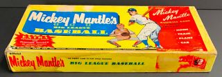 Vintage 1950 ' s Mickey Mantle ' s Big League Baseball Board Game Yankees Early Old 2