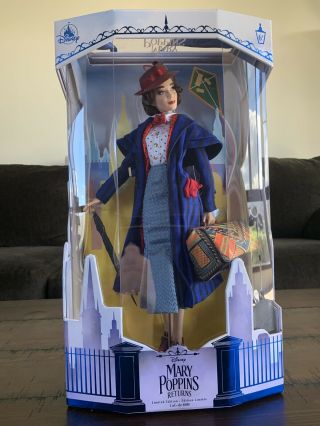 Limited Edition Disney Store Mary Poppins Returns Doll Nrfb 17 Inch Emily Blunt