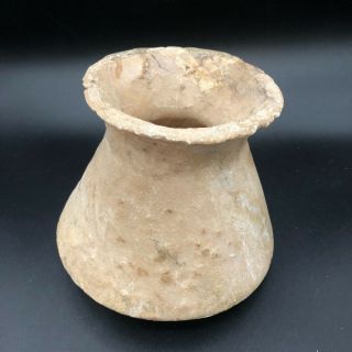 Ancient Alabaster Vase - Ancient Indus Valley Collectables