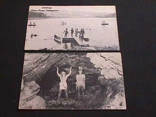 2 Camp Pahaquarra Camping Reservation Boy Scouts Of America Postcards