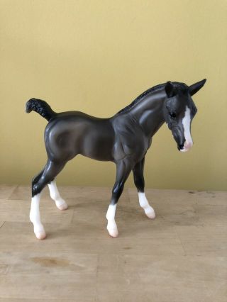 Sweet Pea Traditional Breyer Foal On Amber Mold Retired