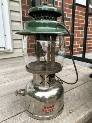 Vintage Coleman Kerosene Lantern Model 237 Dated May 1954