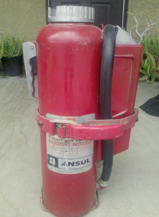 Vintage General - Quick Aid Fire Extinguisher Fireguard Foam A B C - Old - Pretty