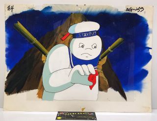 Vintage 1980’s Ghostbusters Animation Production Cel Staypuft Marshmallow Man