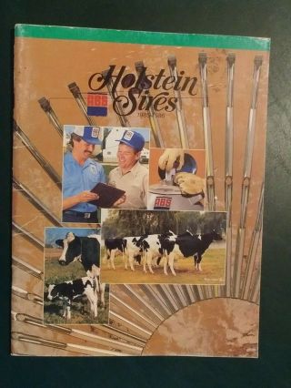 1985 - 86 Abs Holstein Dairy Cattle Sire Directory - S - W - D Valiant,  Sexation,