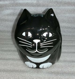 Vintage Black Cat Cookie Jar