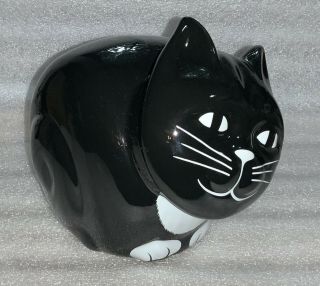 Vintage Black Cat Cookie Jar 3