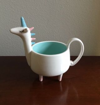 Arlington Designs Unicorn 4 Footed Mug Very Cute 7 Inches Tall