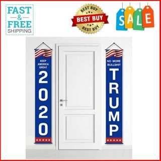 Eag Trump 2020 Flag Large Banners Outdoor Yard Sign Donald President 2 Packs