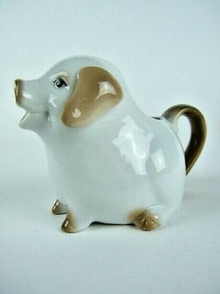 Pig Creamer/pitcher - Henriksen Imports,  Japan - Ceramic/porcelain Euc