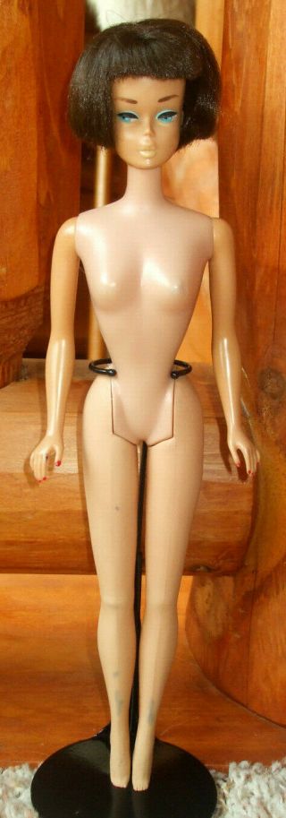 Vintage Brunette American Girl Barbie Doll - Bendable Legs - Has All Nail Polish