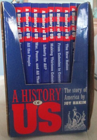 Vintage Book Set A History Of Us Story Of America By Joy Hakim 10 Pc Historical
