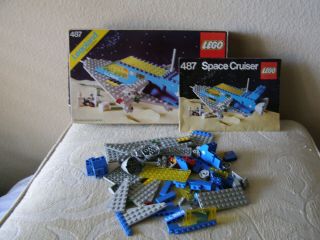 Vintage Legoland Space Cruiser 487 And Instructions