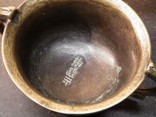 CHINESE Heavy Quality Signed Antique LARGE BRONZE CENSER 3