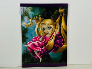 Disney Wonderground Rapunzel In The Swing Postcard By Jasmine Becket Griffith
