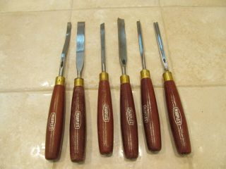 Vintage Marples Set Of 12 Wood Carving Tools Sheffield Steel Blades 60 3
