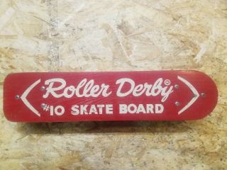 Vintage Roller Derby No.  10 Skateboard