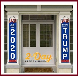 Trump 2020 Flag Banner Large Keep America Great Outdoor Yard Sign