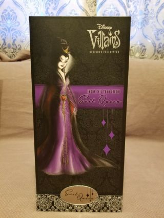 Disney Designer Villains Evil Queen Doll Limited Edition Of 13000 Nib
