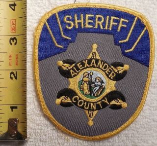 Alexander County North Carolina Sheriff Patch (highway Patrol,  State Police)
