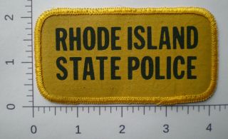 Ri Rhode Island Highway Patrol State Police Trooper Reflective Patch